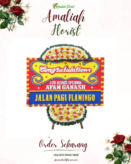Sewa Papan Bunga Domasan